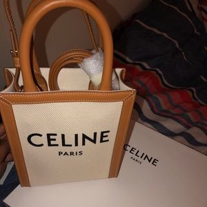 celine canvas mini bag